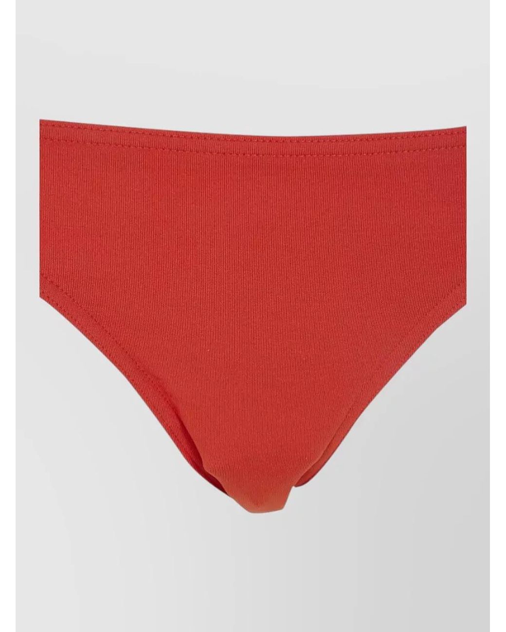 Eres Red Mid-Rise Bikini Bottom