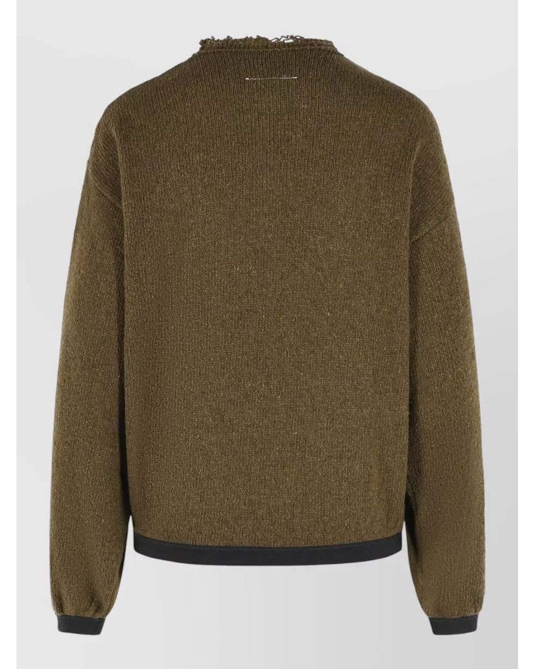 MM6 by Maison Margiela Green Mohair Sweater