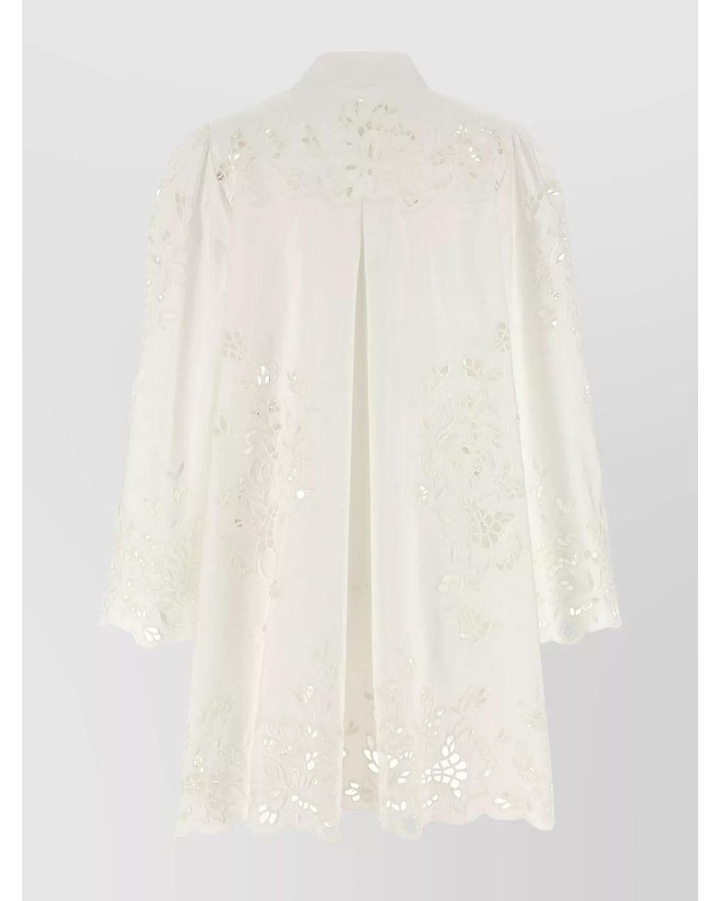 Dolce & Gabbana White Cotton Mini Dress