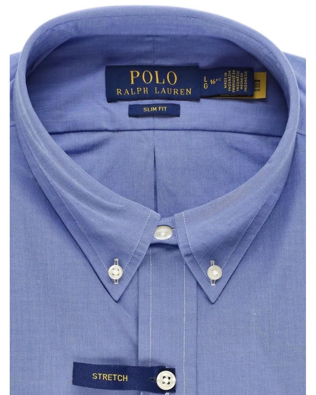 Ralph Lauren Blue Long-Sleeve Shirt for men