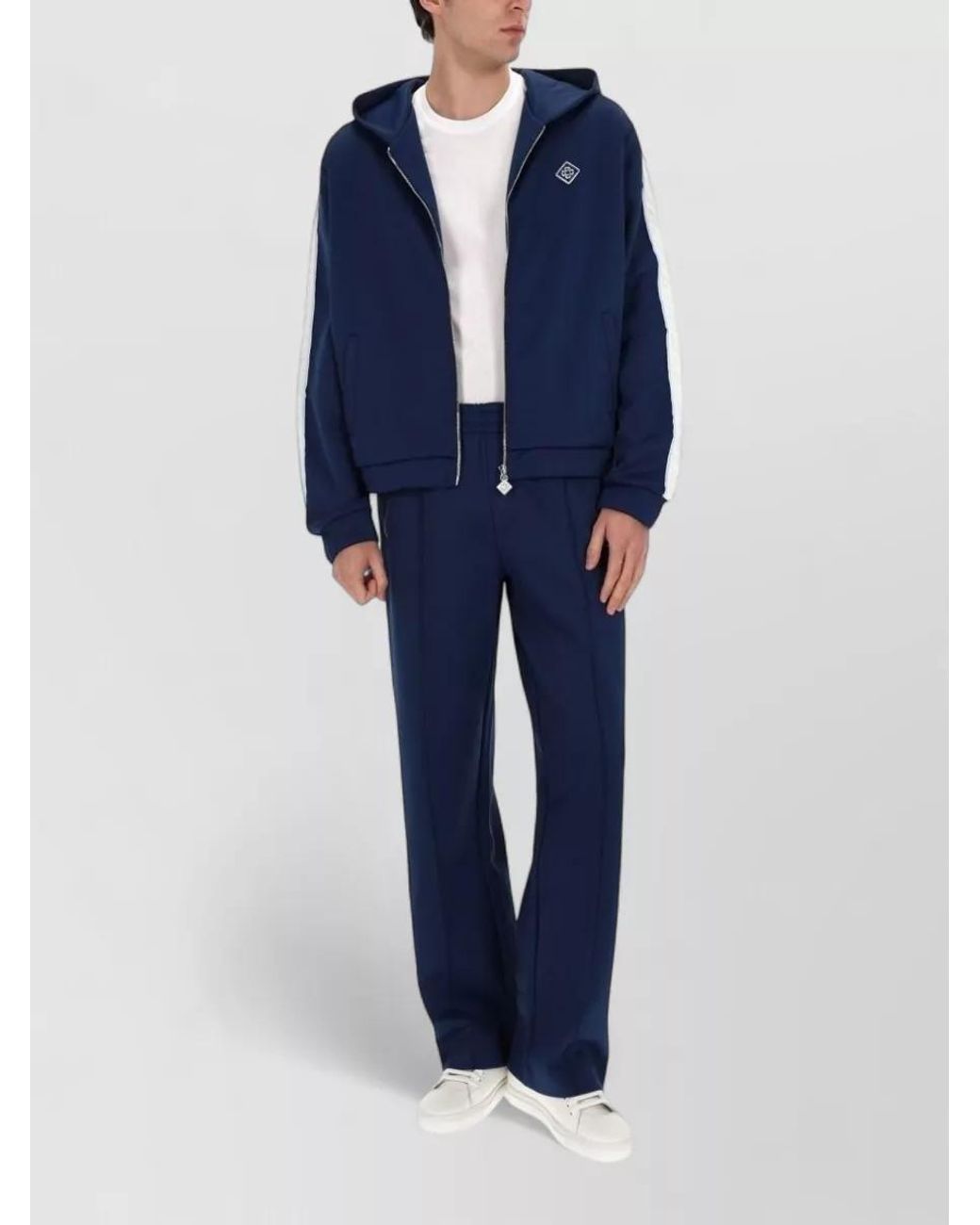 Casablanca Blue Hooded Jacket for men