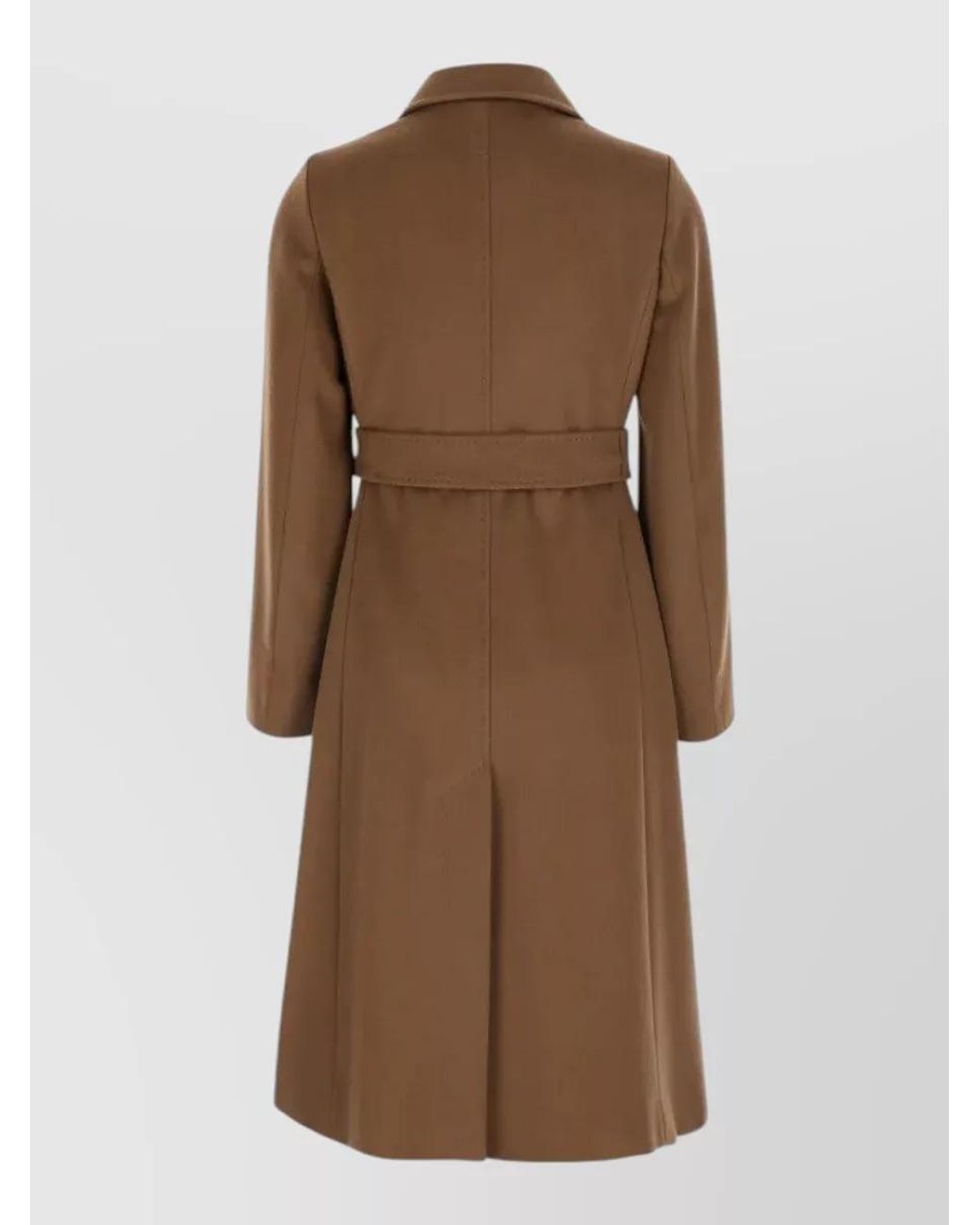 Max Mara Brown Virgin Wool Fitted Jacket