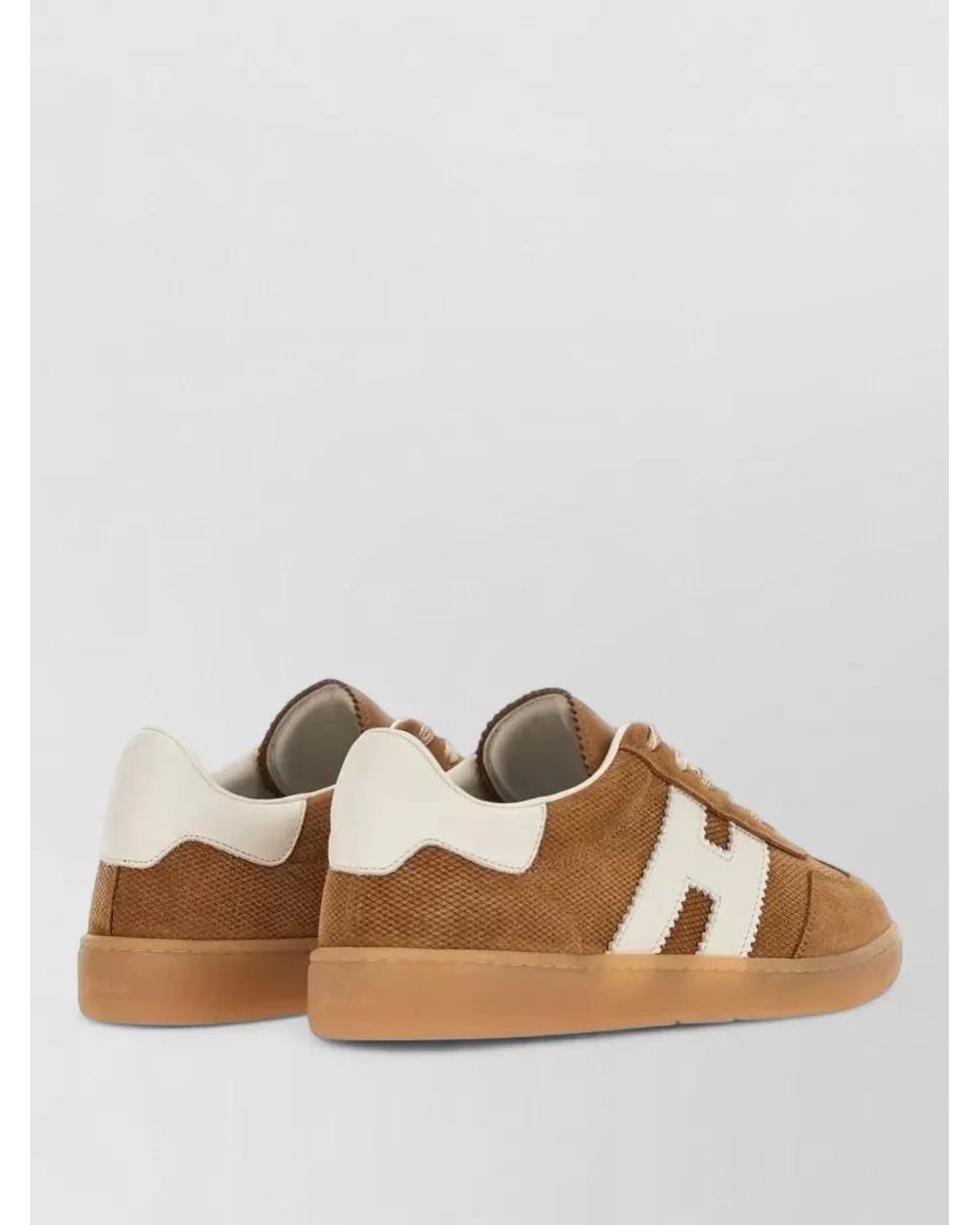Hogan Brown Cool Leather Sneakers