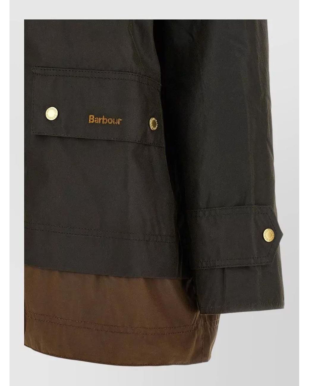 Barbour Black Waxed Cotton Relaxed-Fit Single-Breasted Jacket