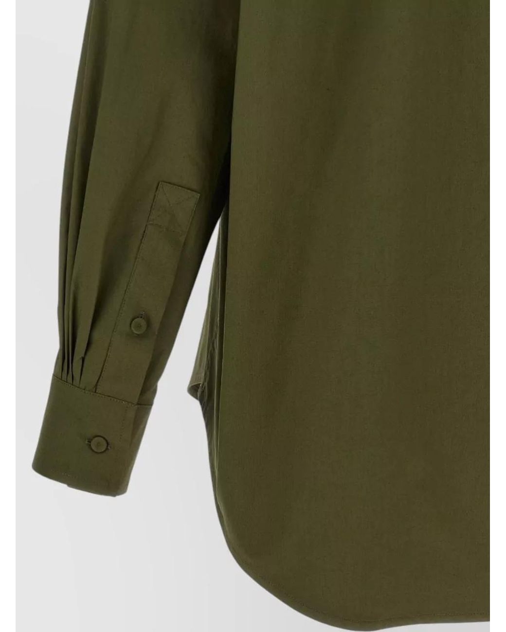 ARMARIUM Green Cotton Oversized Shirt