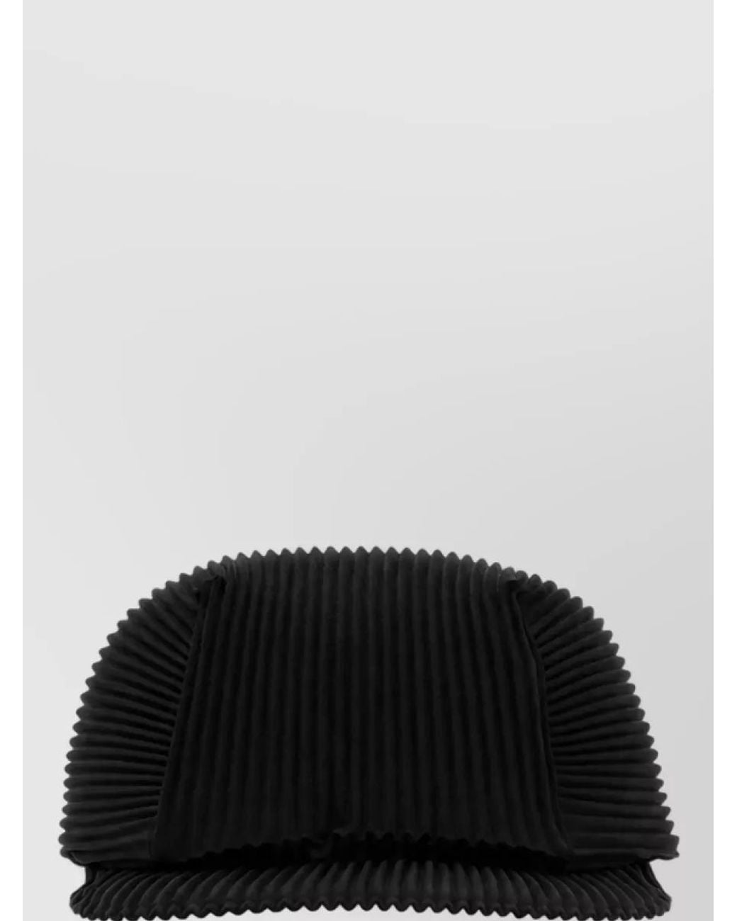 Homme Plissé Issey Miyake Black Polyester Baseball Cap for men