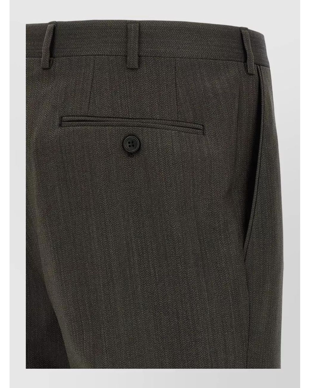 Brioni Black Wool Double Breasted Coat for men