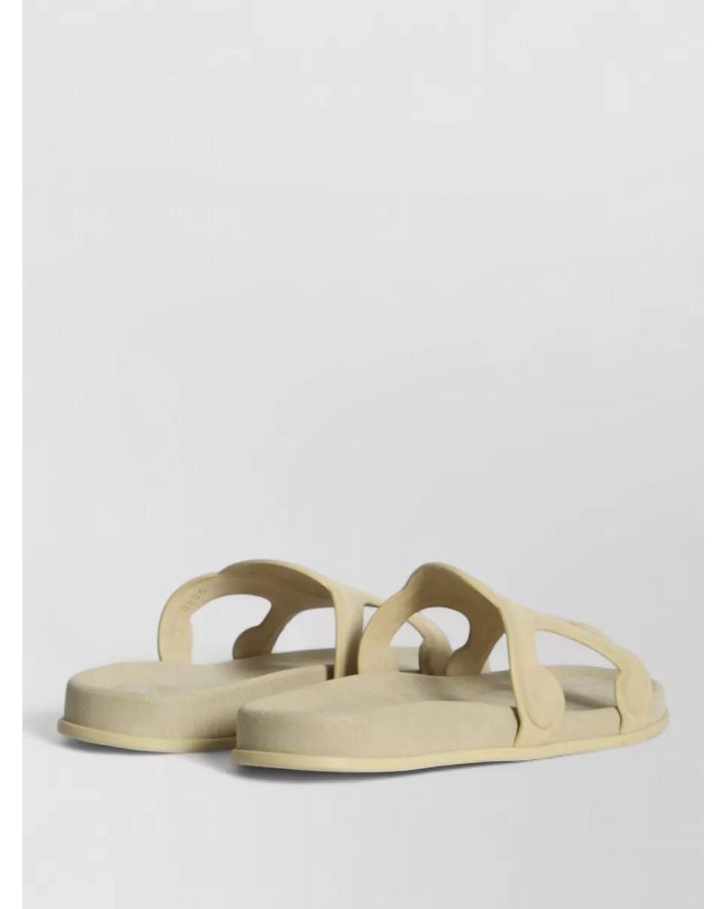 Céline Natural Leather Slide Sandals