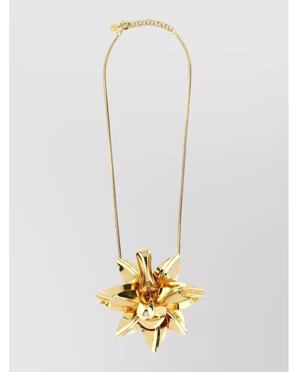 Rabanne White Flower Pendant Necklace