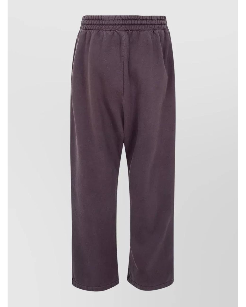 Fear Of God Purple Cotton Wide-Leg Sweatpants