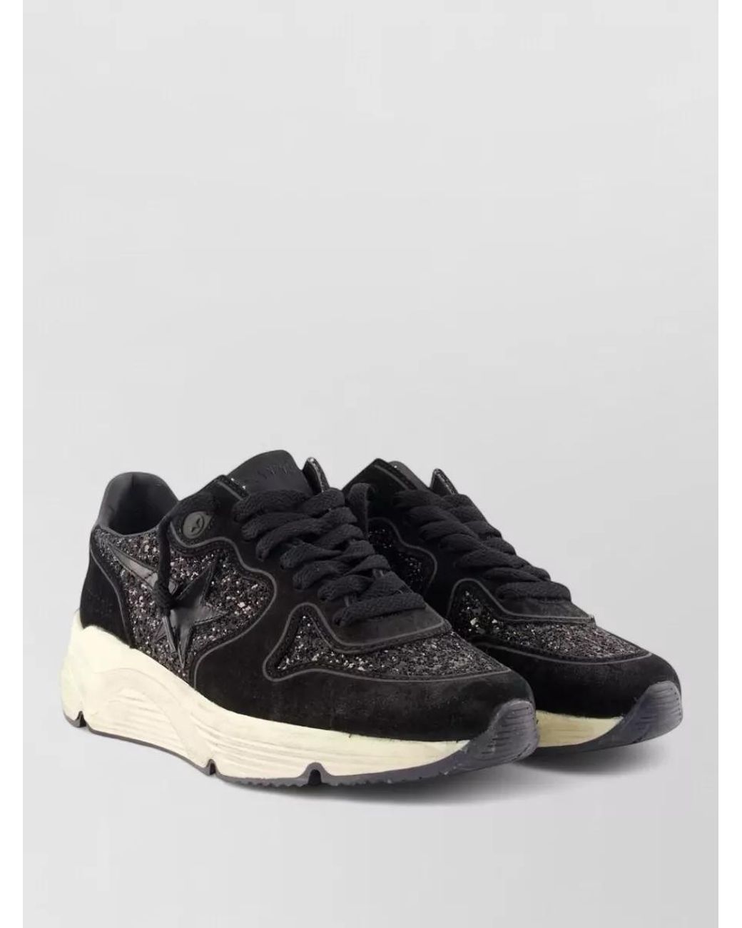 Golden Goose Deluxe Brand Black Leather Low-Top Sneakers
