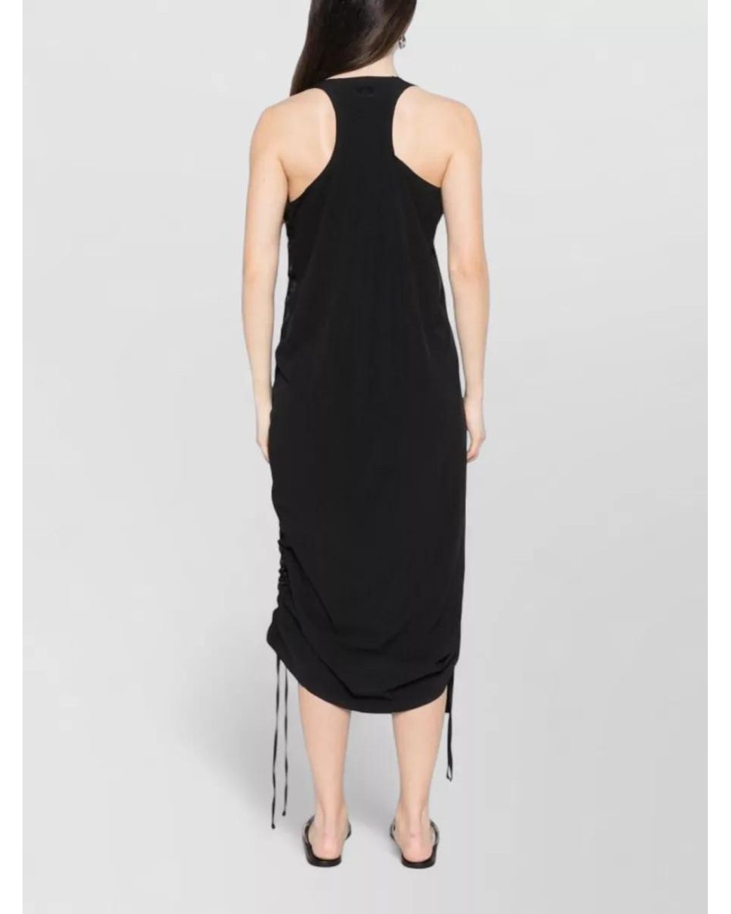Y-3 Black Sleeveless Maxi Dress