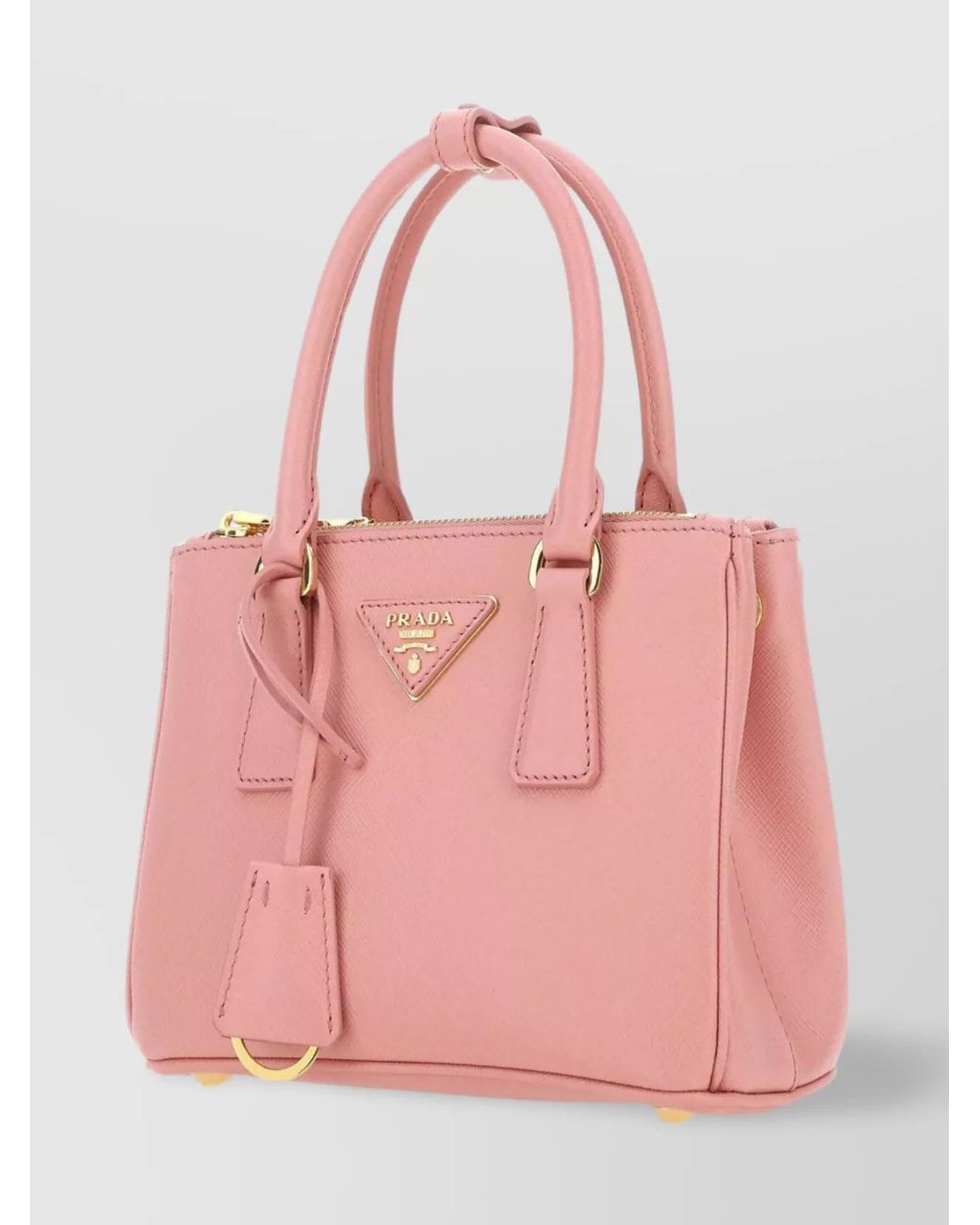 Prada Pink Galleria Mini Leather Shoulder Bag