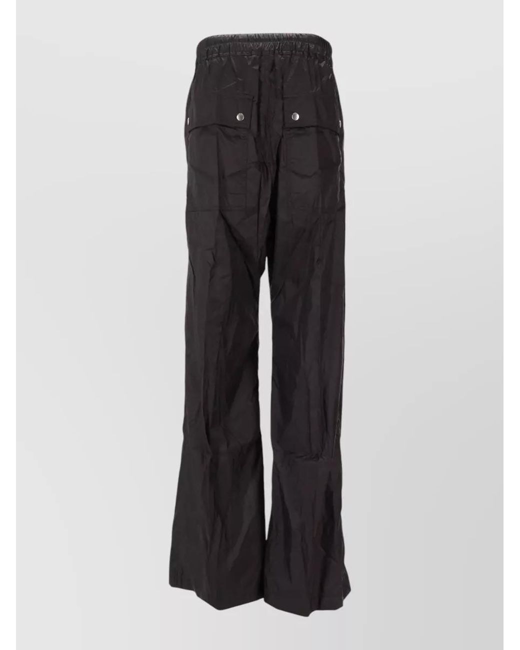 Rick Owens Black Wide-Leg Trousers