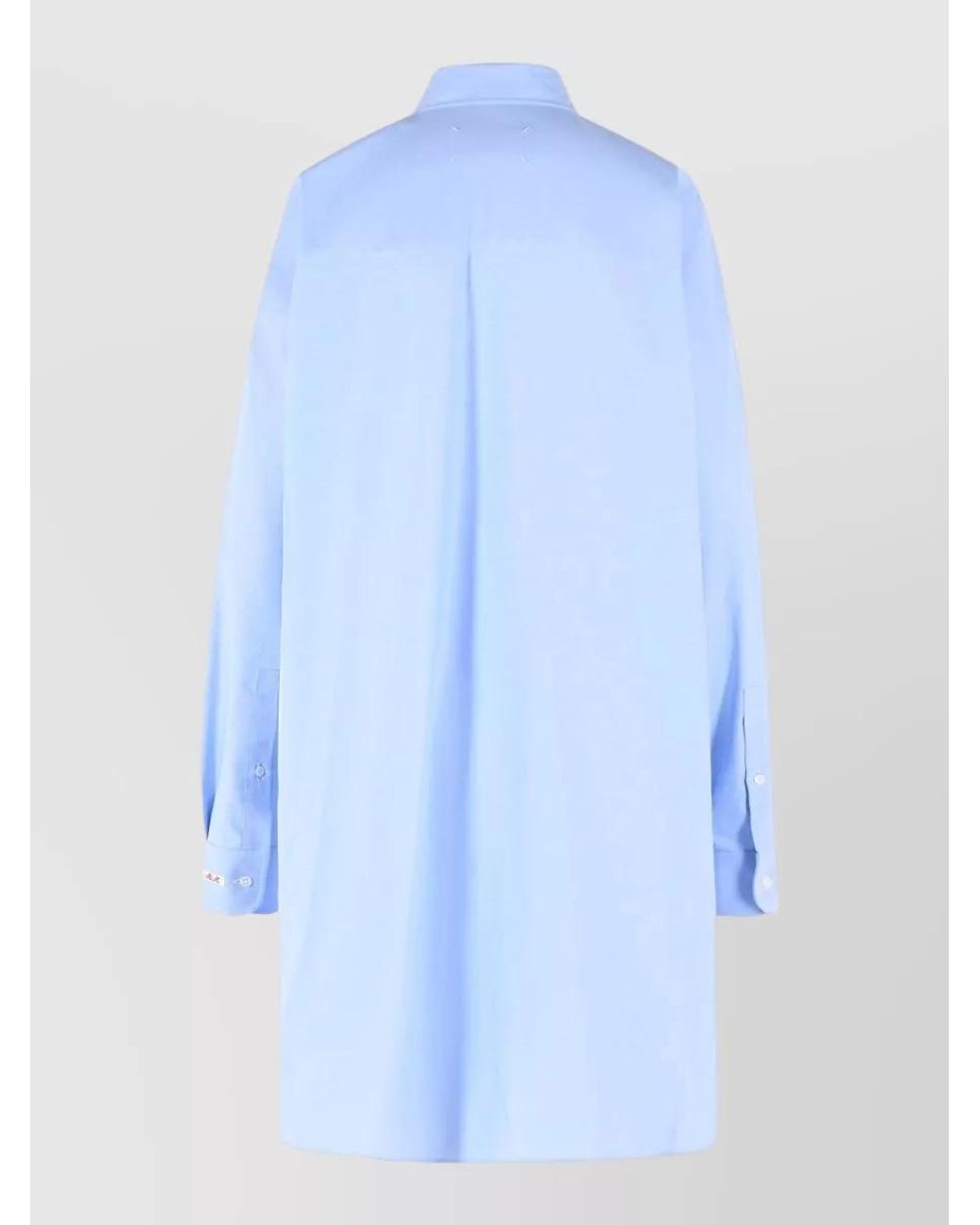Maison Margiela Blue Cotton Shirt