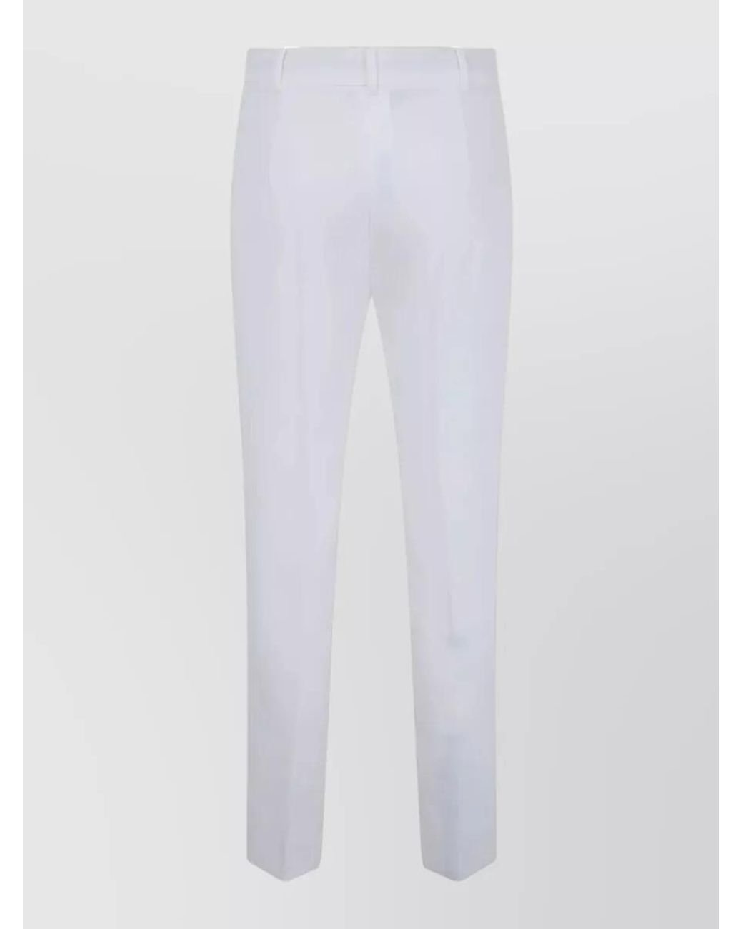 Max Mara White Jerta Tailored Trousers