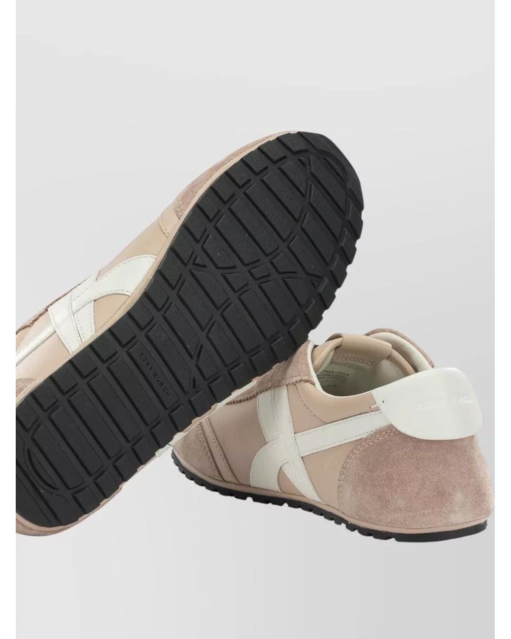 Tory Burch Natural Leather Sneakers