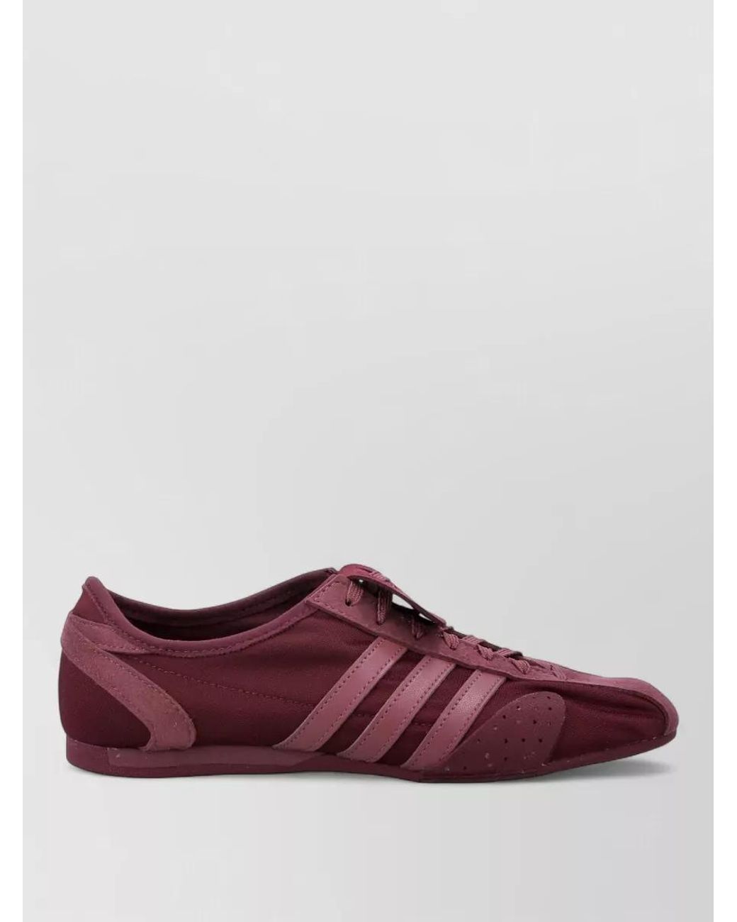 Adidas By Stella McCartney Brown Leather Lace-Up Sneakers