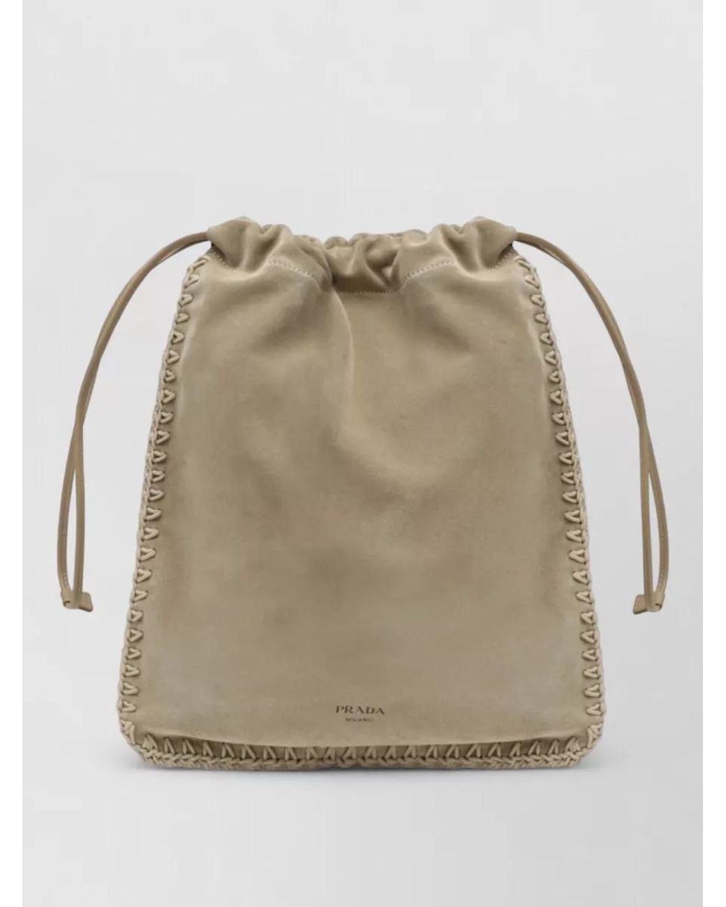 Prada Natural Bucket Bucket Bag