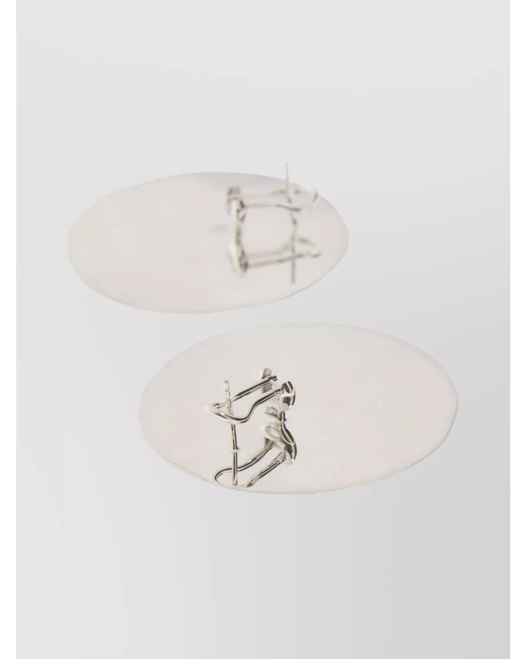 Jil Sander White Earrings