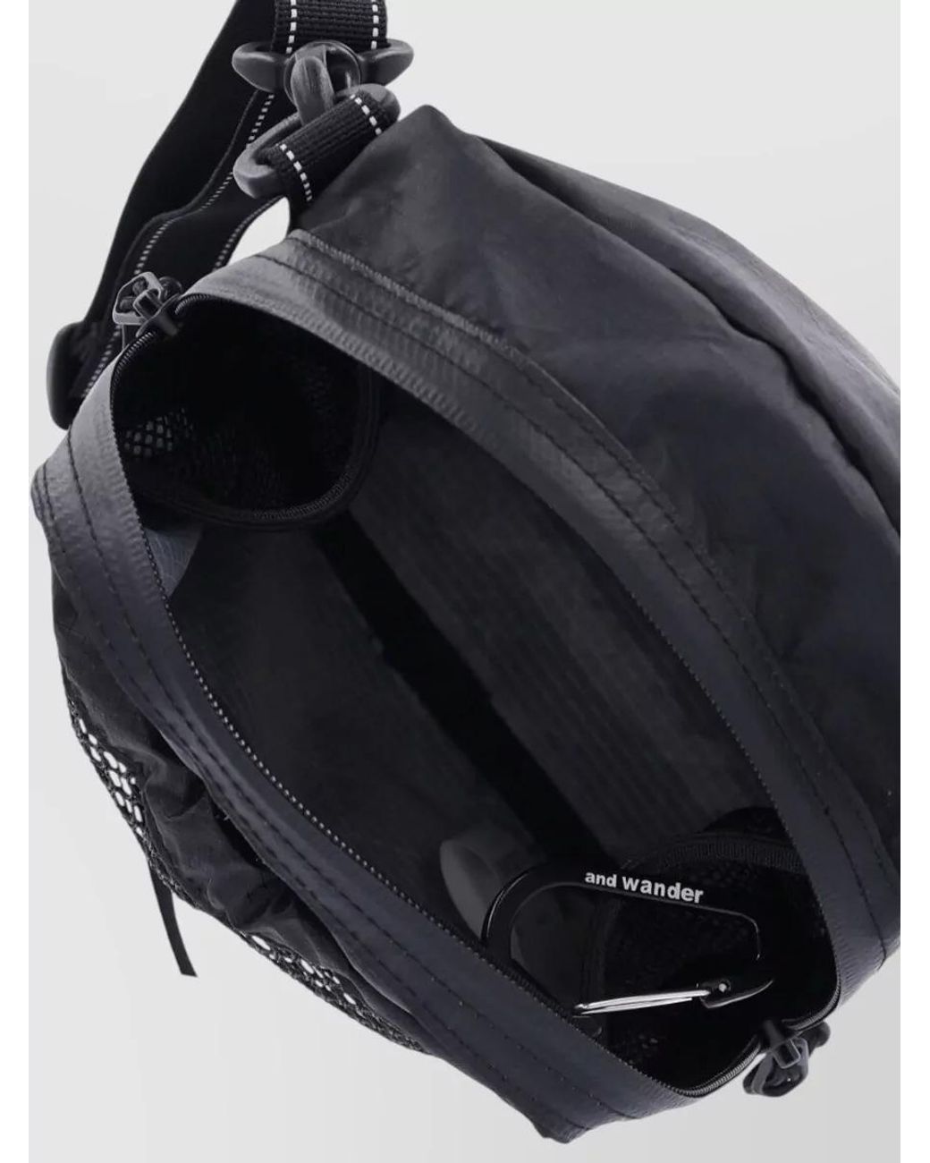 And Wander Black Crossbody Bag for men