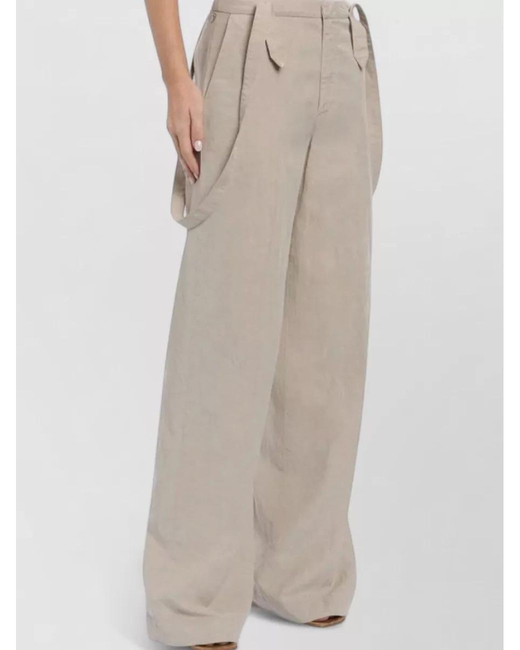 Dondup Natural Wide-Leg Trousers