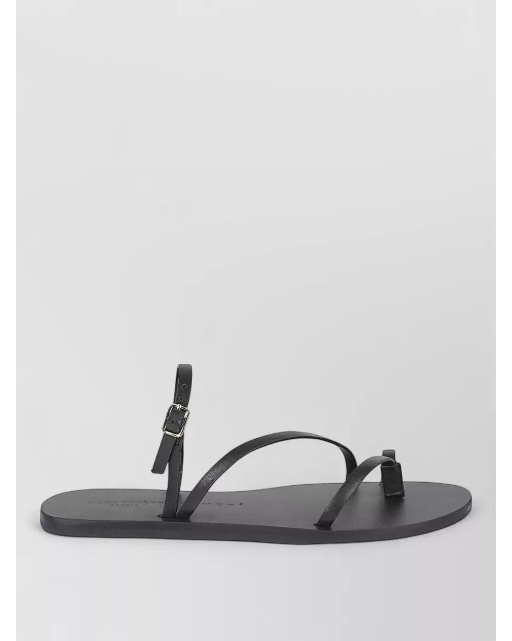 Manebí Metallic Leather Flat Slides