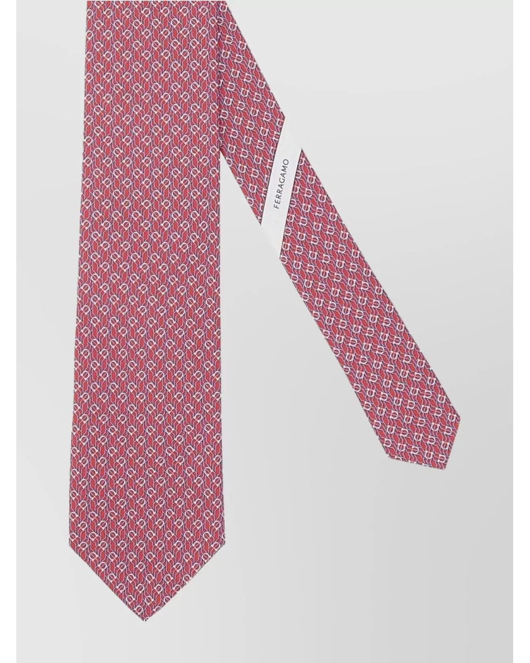 Ferragamo Pink Silk Tie for men