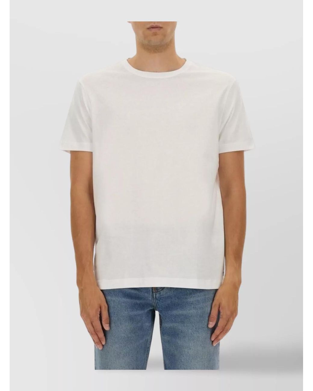 Boss Blue Regular-Fit Cotton T-Shirt for men