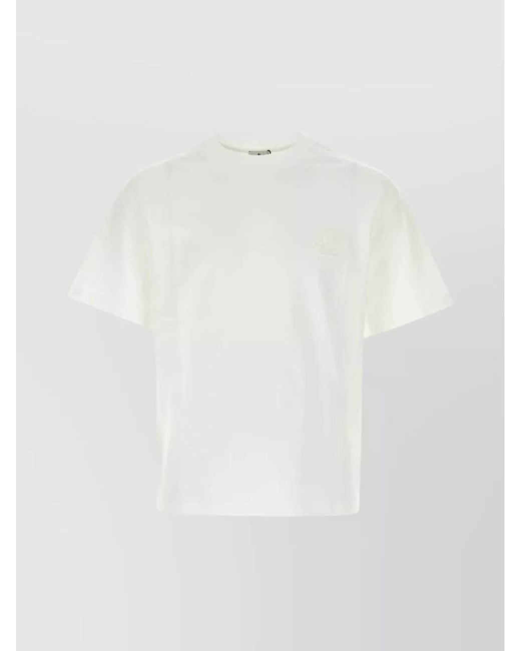 Etro White Regular-Fit Cotton T-Shirt With Pegasus Embroidery for men