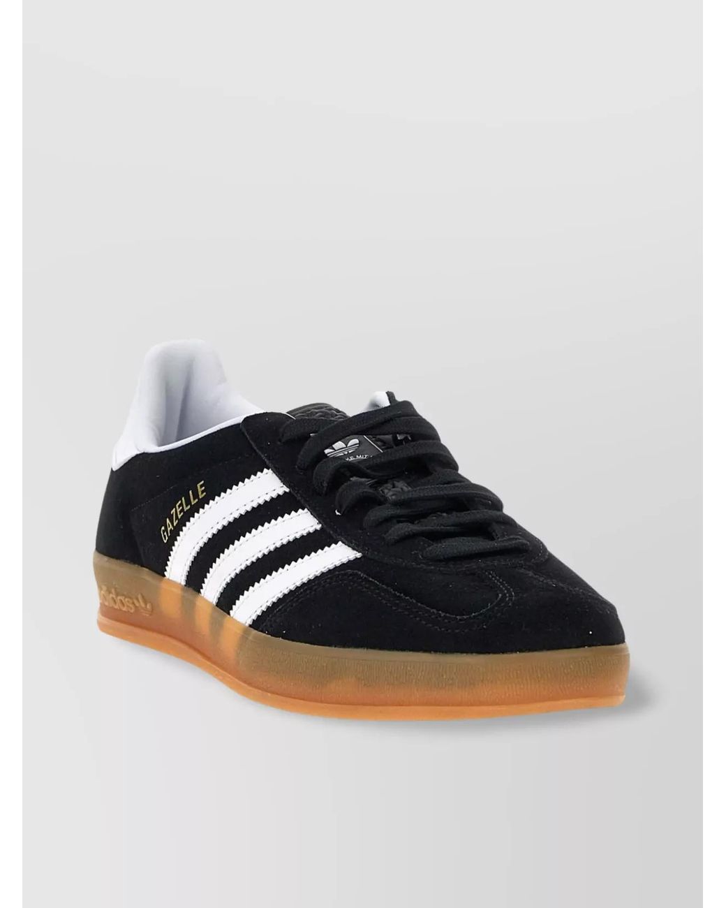 Adidas Originals Black Leather Low-Top Sneakers