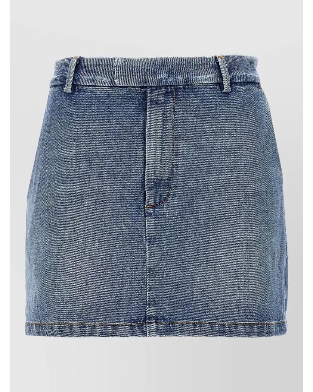 ARMARIUM Blue Denim Mini Skirt