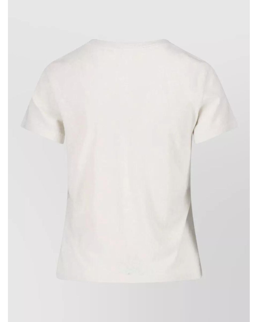 Re/done Natural Cotton Short Sleeve T-Shirt