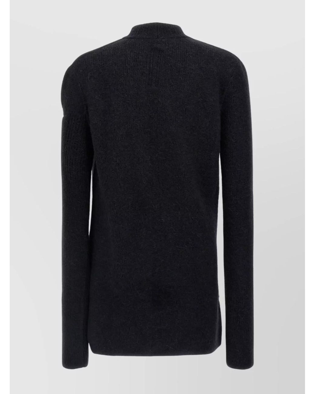 Rick Owens Blue Wool Cutout Jumper for men