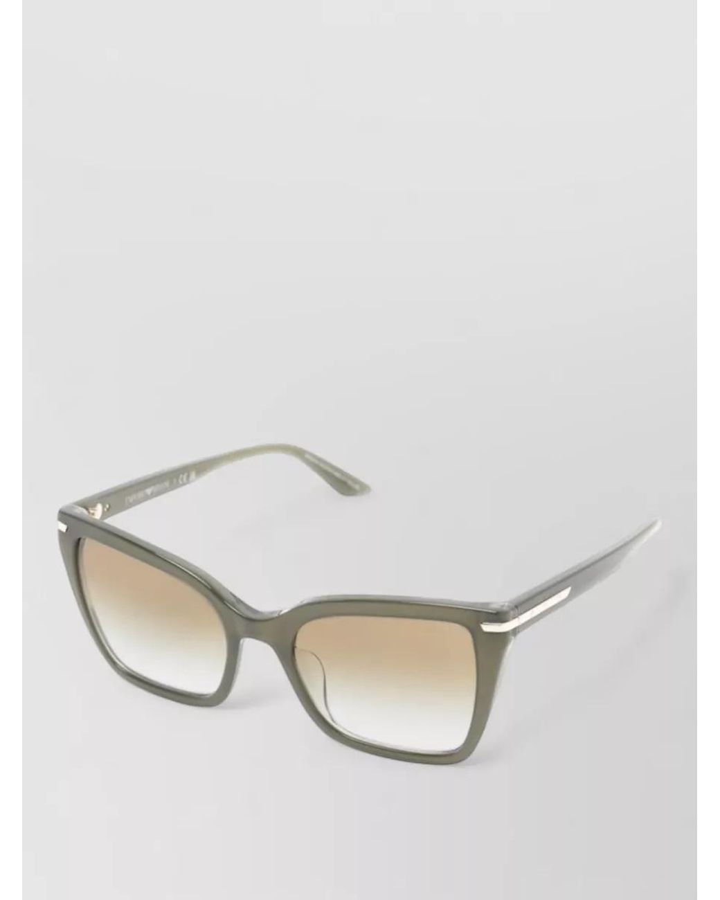 Emporio Armani Natural Cat-Eye Sunglasses