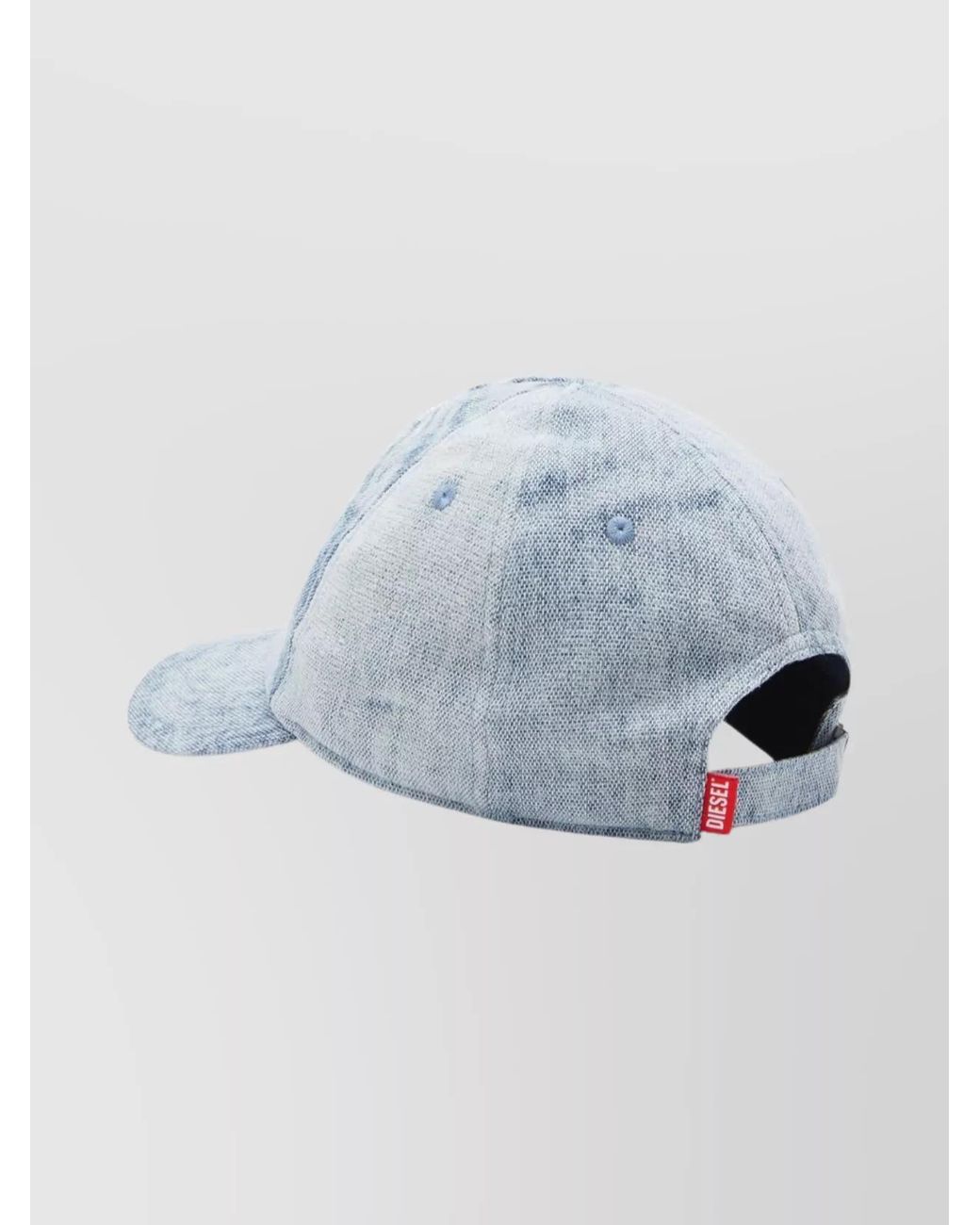 DIESEL Blue Denim Baseball Cap for men