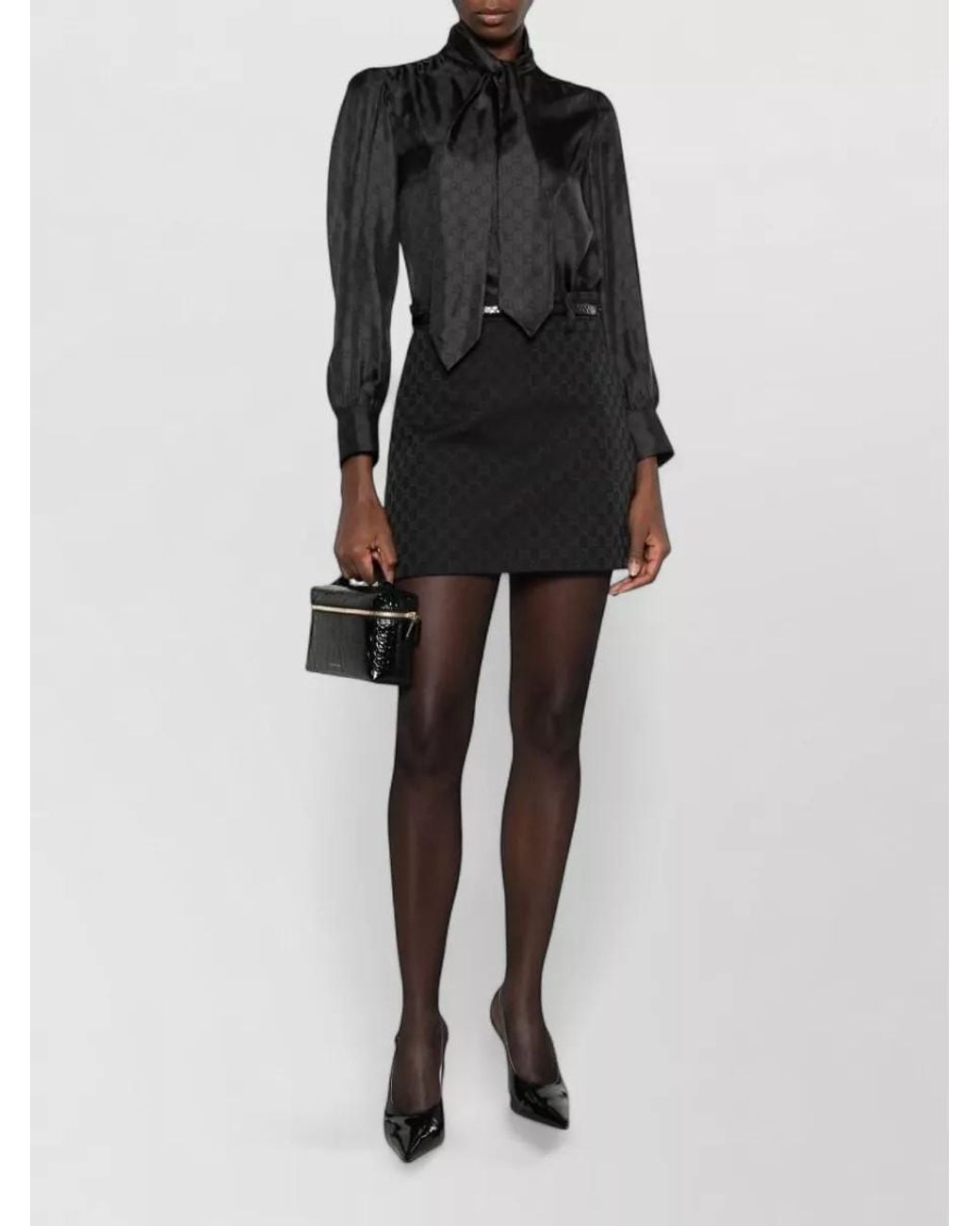 Gucci Black Mini Skirt