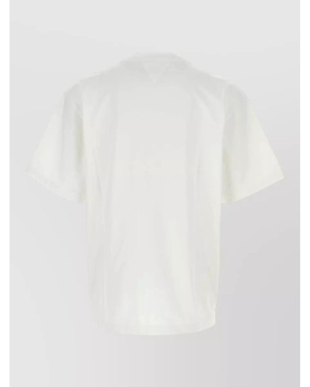 Bottega Veneta White Cotton T-Shirt for men