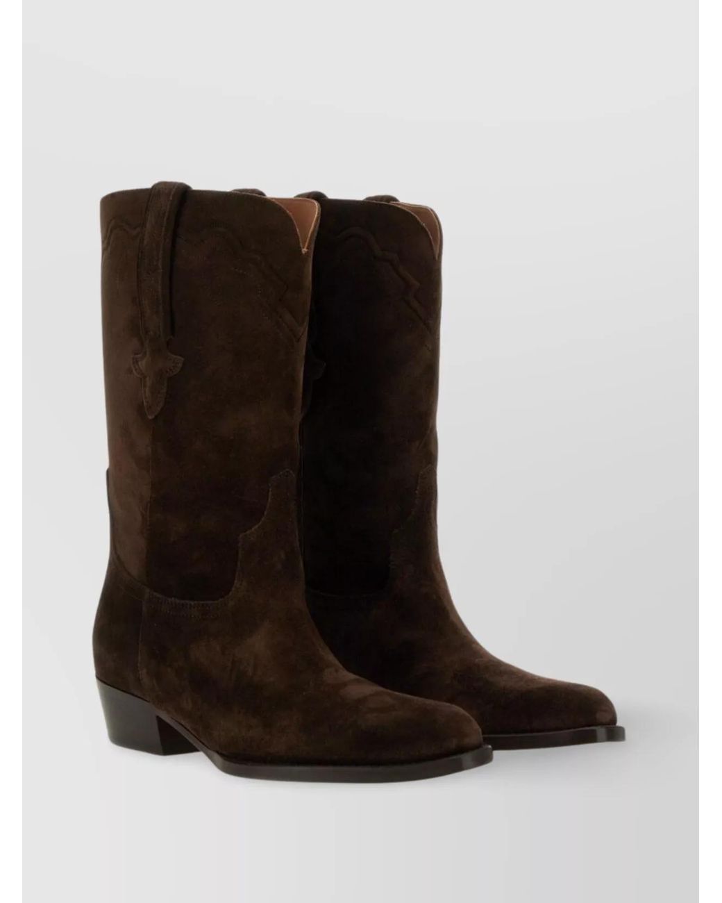 Paris Texas Brown Leather Knee-High Boots