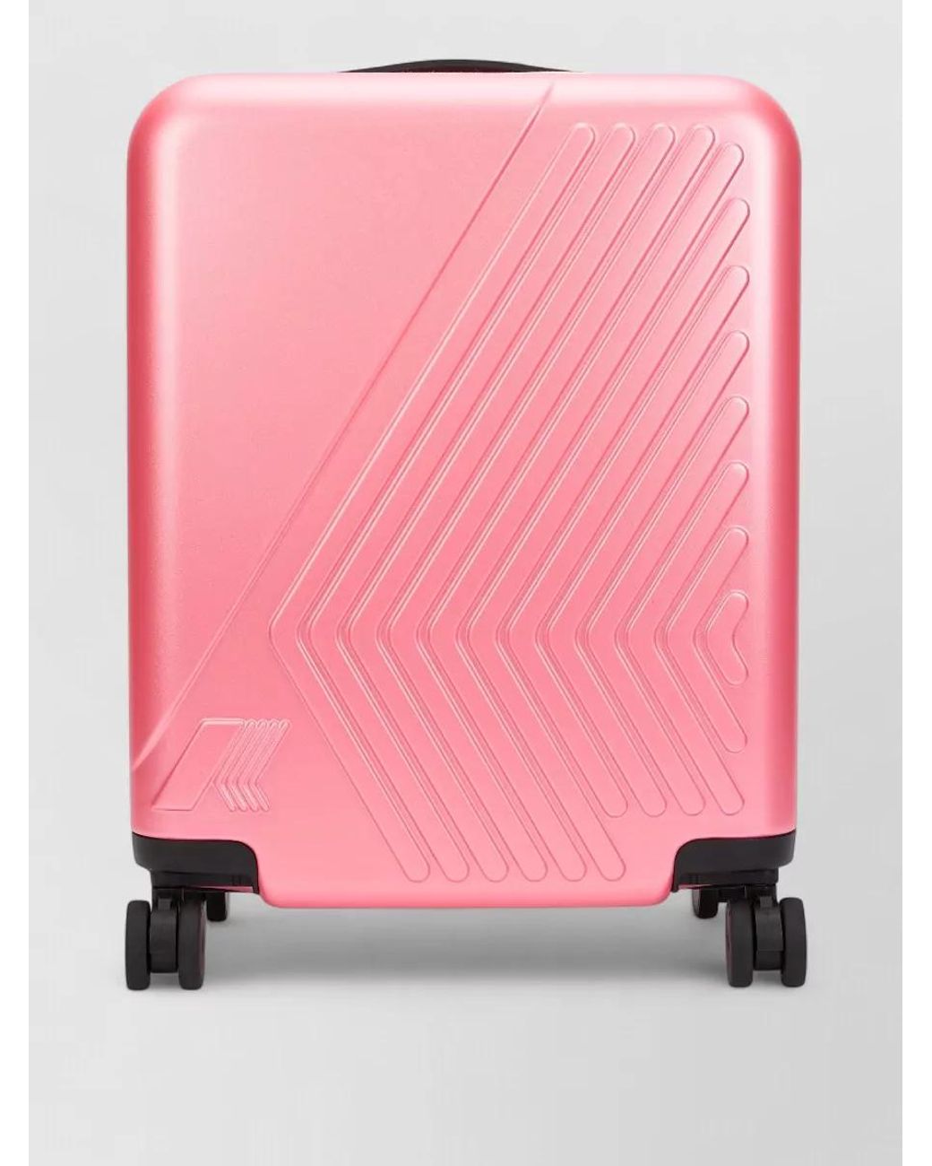 K-Way Pink Rigid Trolley Suitcase for men