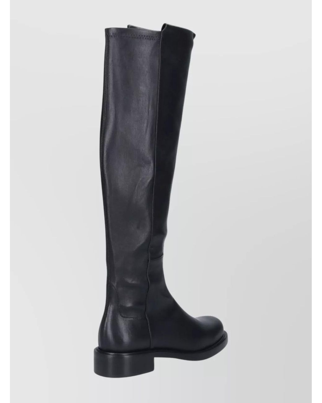 Stuart Weitzman Black Leather Knee-High Boots