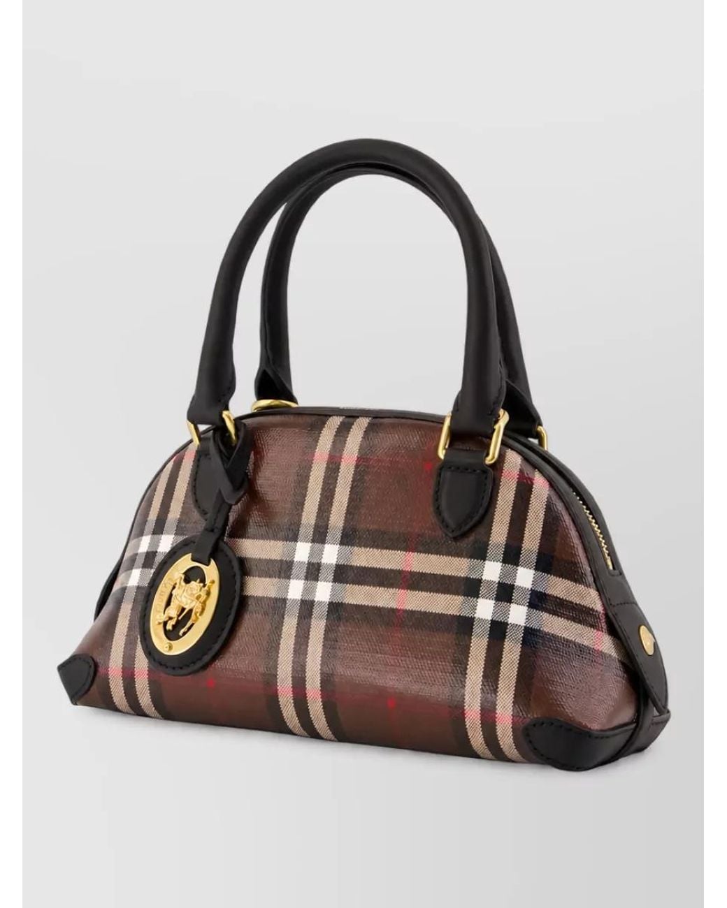 Burberry Black Mini Cotton Clutch Bag
