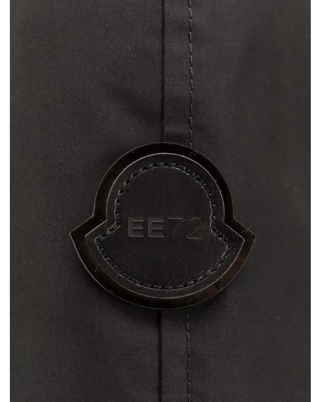 Moncler Genius Black Double-Breasted Trench Coat