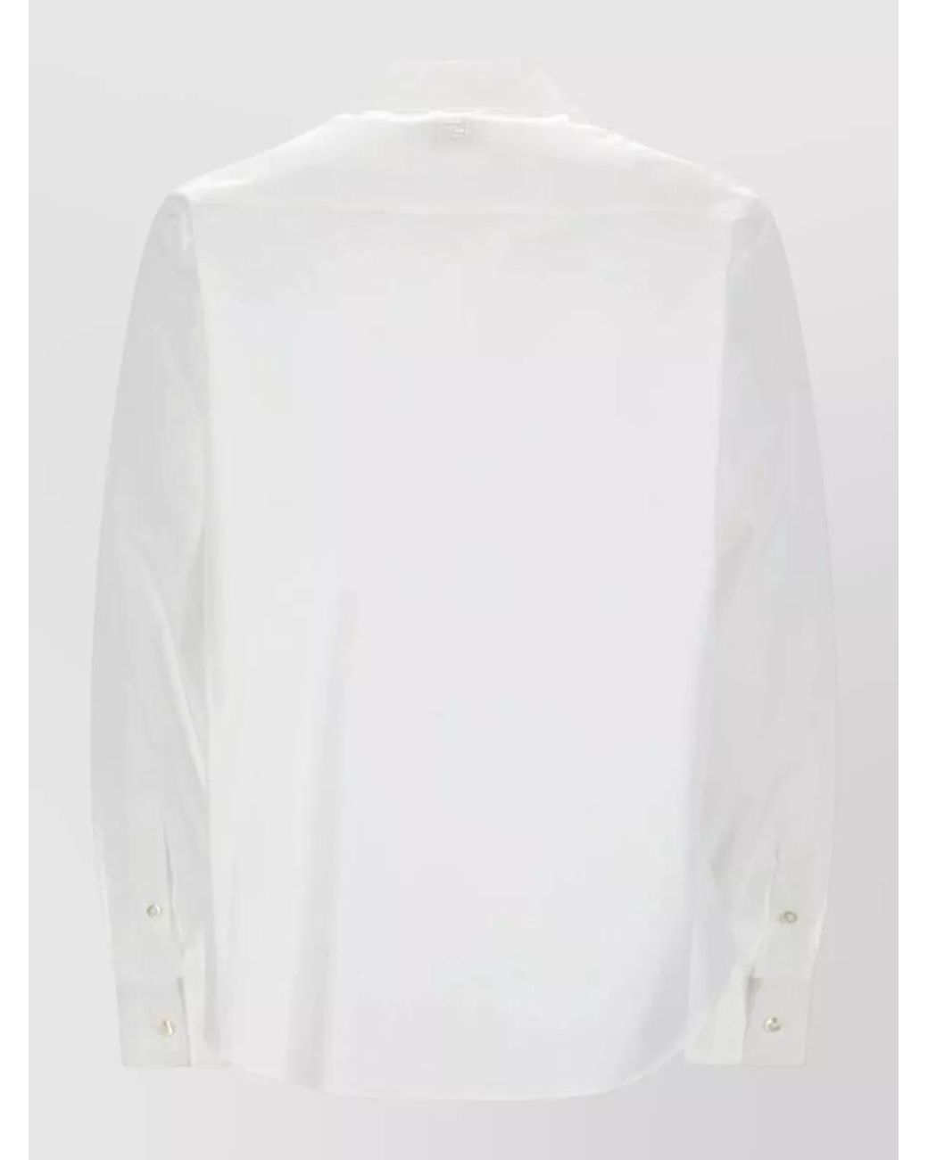Fendi White Cotton Shirt for men
