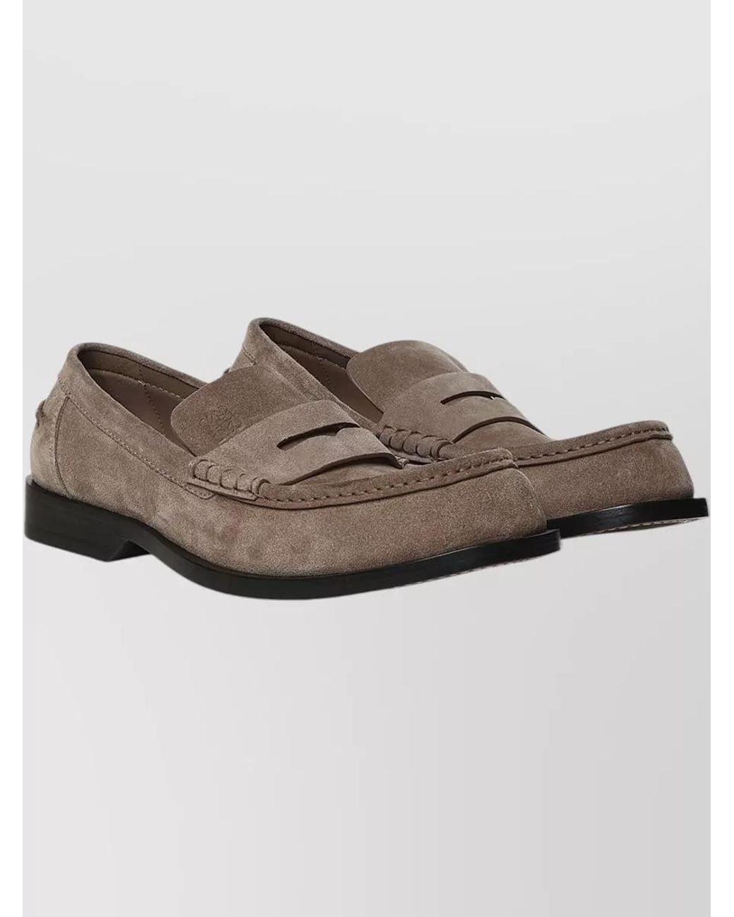 Loewe Multicolor Suede Loafers for men