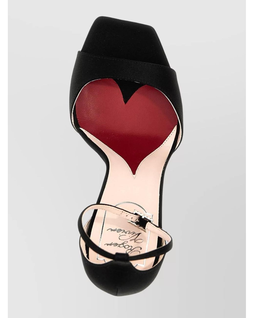 Roger Vivier White Silk Sandals