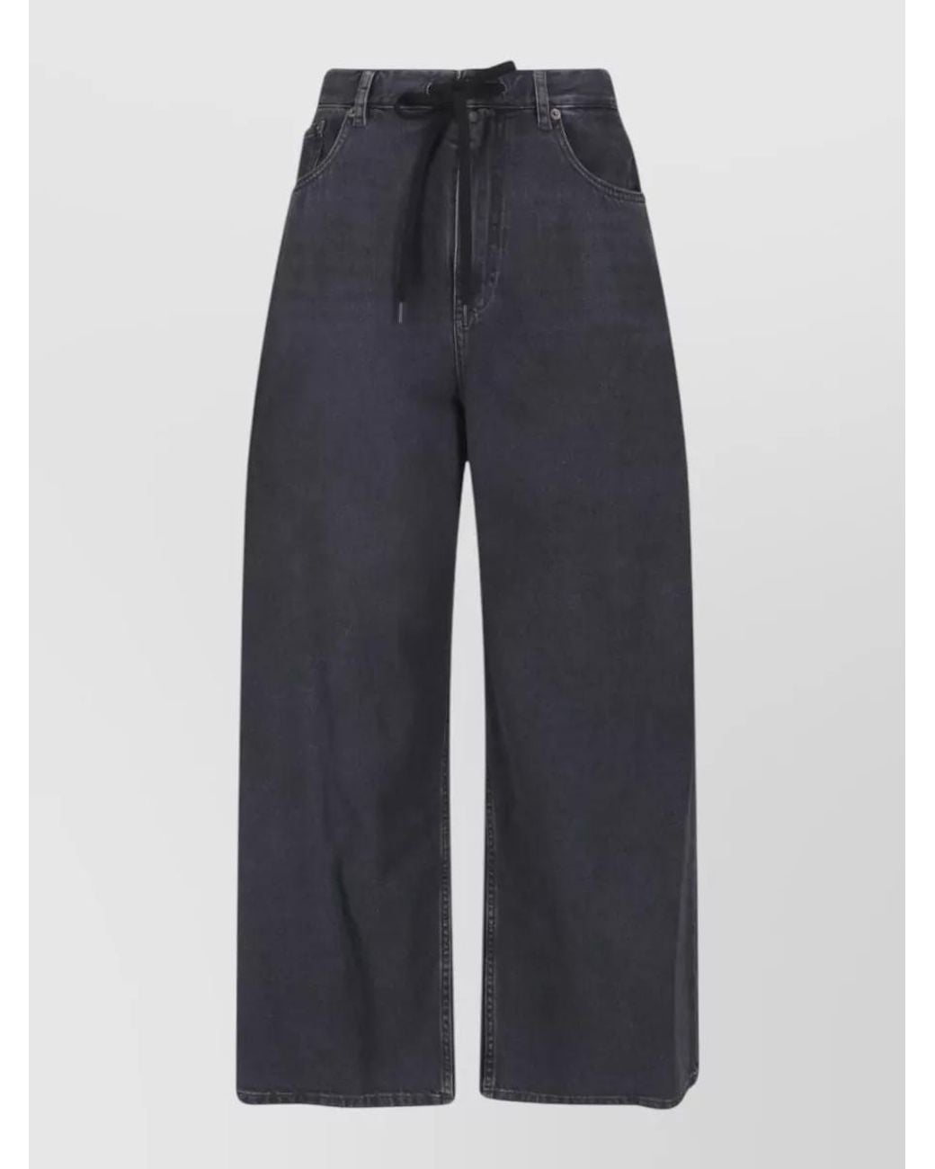 MM6 by Maison Margiela Blue Straight-Leg Low-Rise Denim Jeans