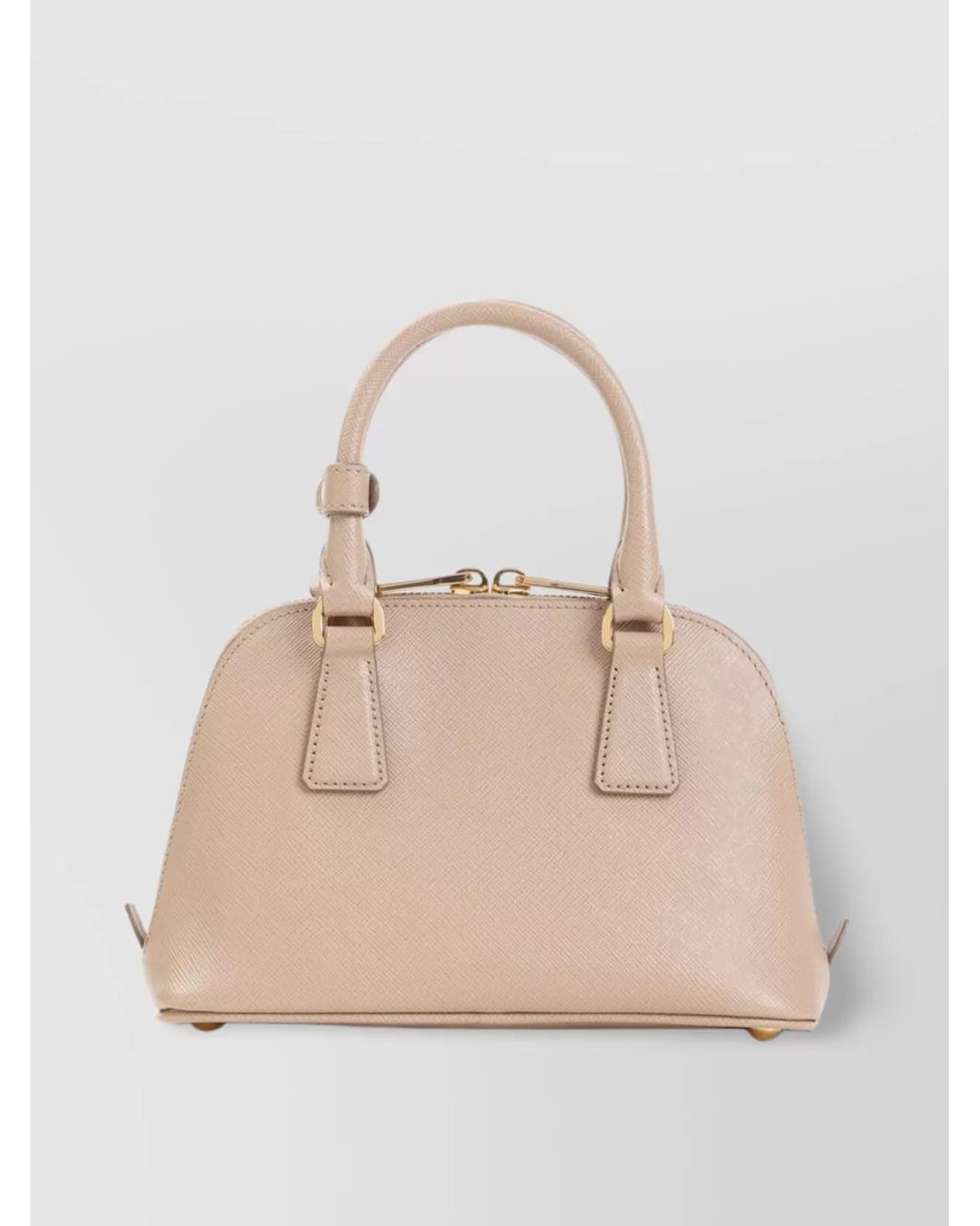 Prada Natural Galleria Calf Leather Shoulder Bag