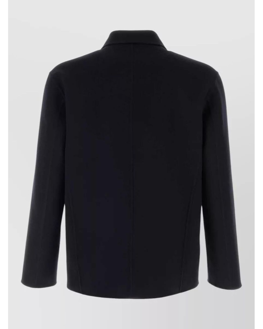 Jil Sander Blue Cashmere Wool Shirt Jacket for men
