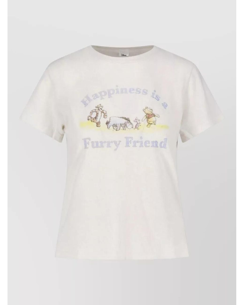 Re/done Natural Short Sleeve T-Shirt